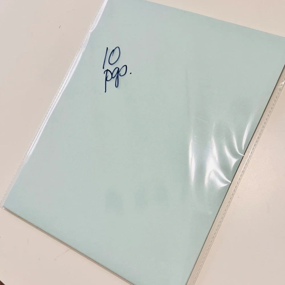 CARDSTOCK WAREHOUSE Pale Blue Thick Paper 10 Sheets 100 lb 8.5”x11”